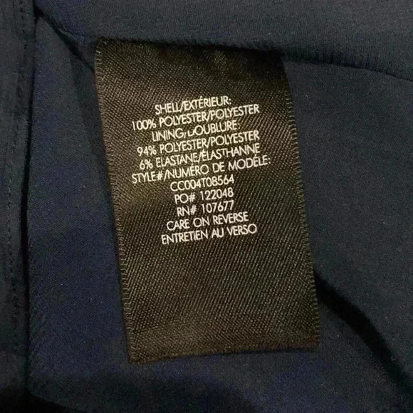 Alice and Olivia by Stacey bendet Layla Geometric Chiffon Peasant blue Dress - Picture 8 of 8